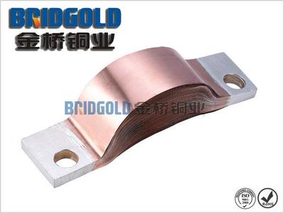 樂清廠家直銷銅箔軟連接 可定制 T2紫銅帶 易散熱 量大從優(yōu)圖片_高清圖_細節(jié)圖-浙江金橋銅業(yè)科技 -